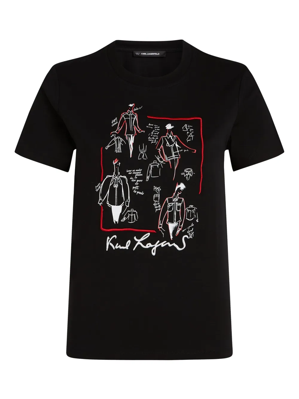 

Футболка Karl Series KARL LAGERFELD, черный