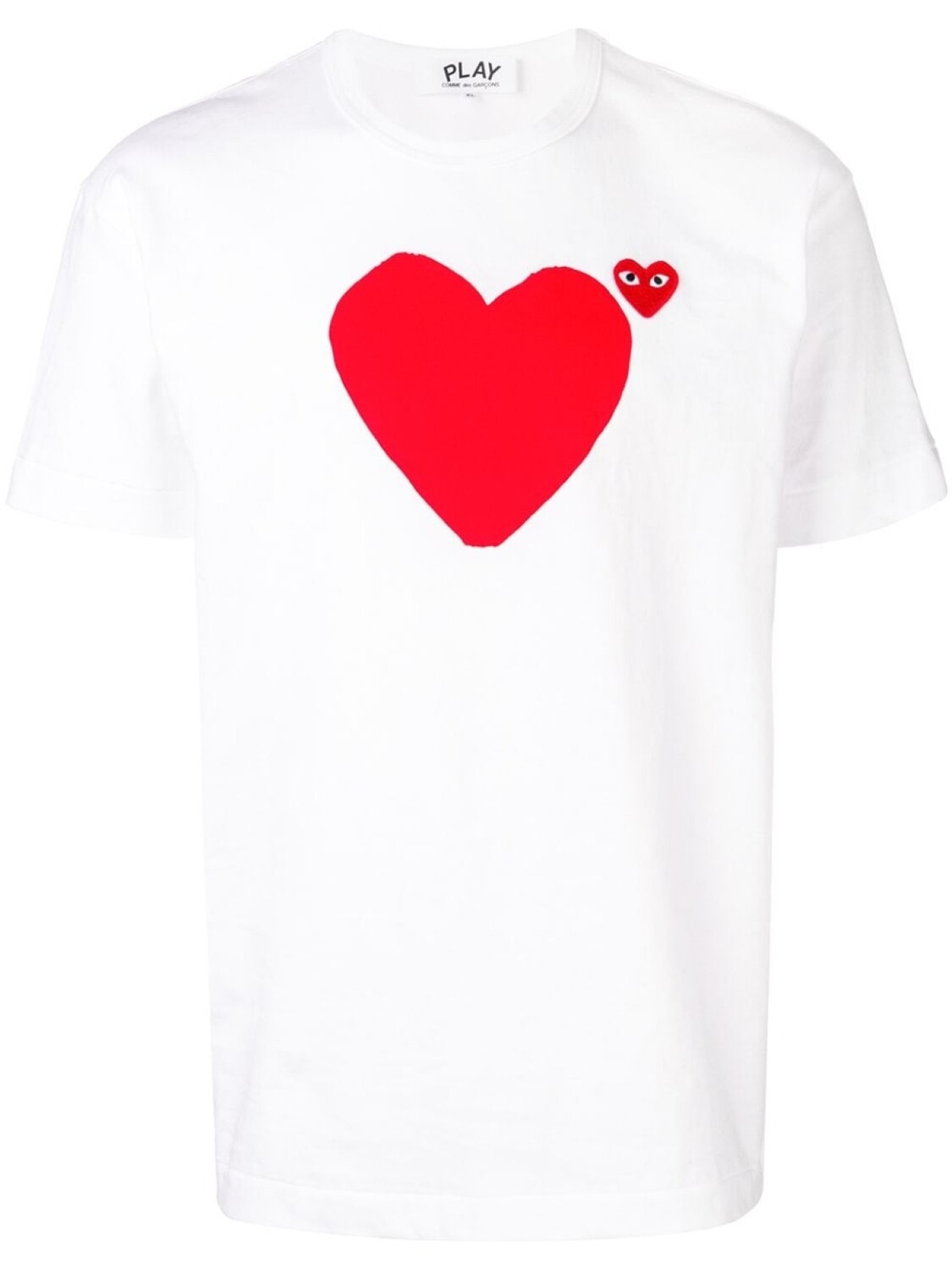 

Comme Des Garçons Play футболка с принтом сердца, белый