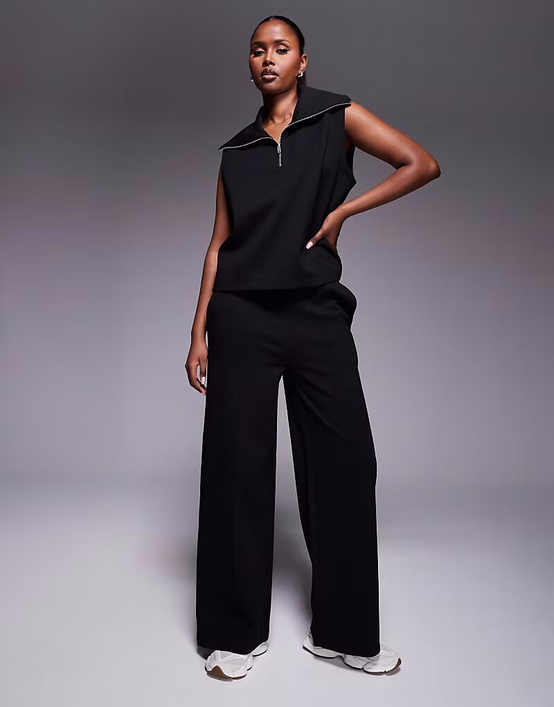 

Широкие брюки-джоггеры ASOS DESIGN черного цвета