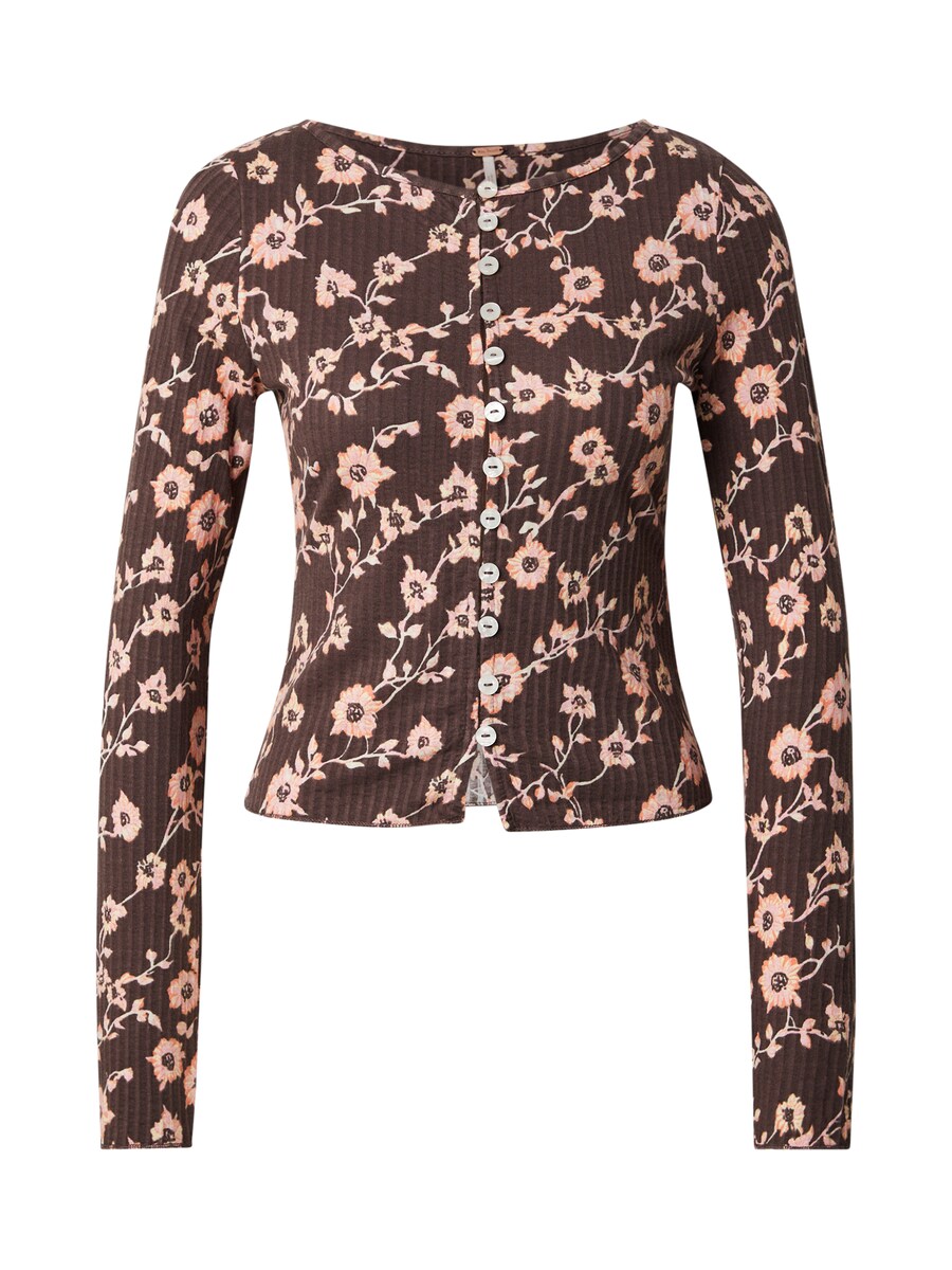 

Лонгслив Free People TILLY, Brown