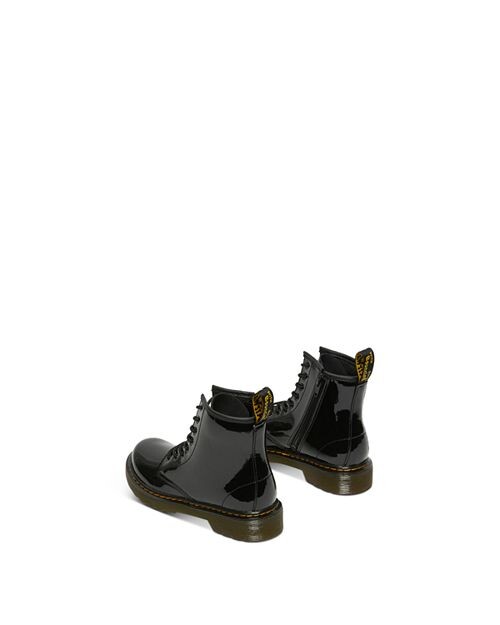Ботинки Dr. Martens 1460 Lacquered Lace Zip Boot, Black — фото 3
