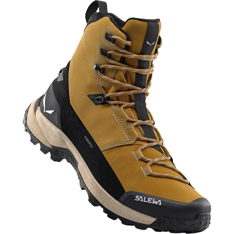 Мужские зимние туфли Puez Mid PTX Salewa, коричневый — фото 3