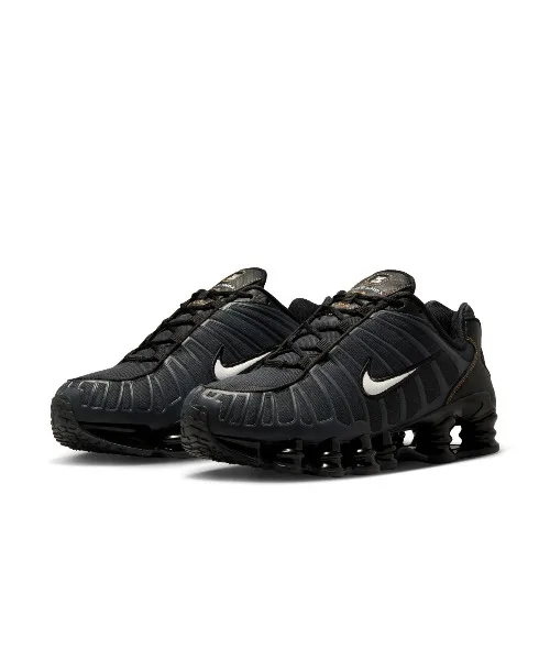 Мужские кроссовки Nike Shox TL с амортизацией чёрные
