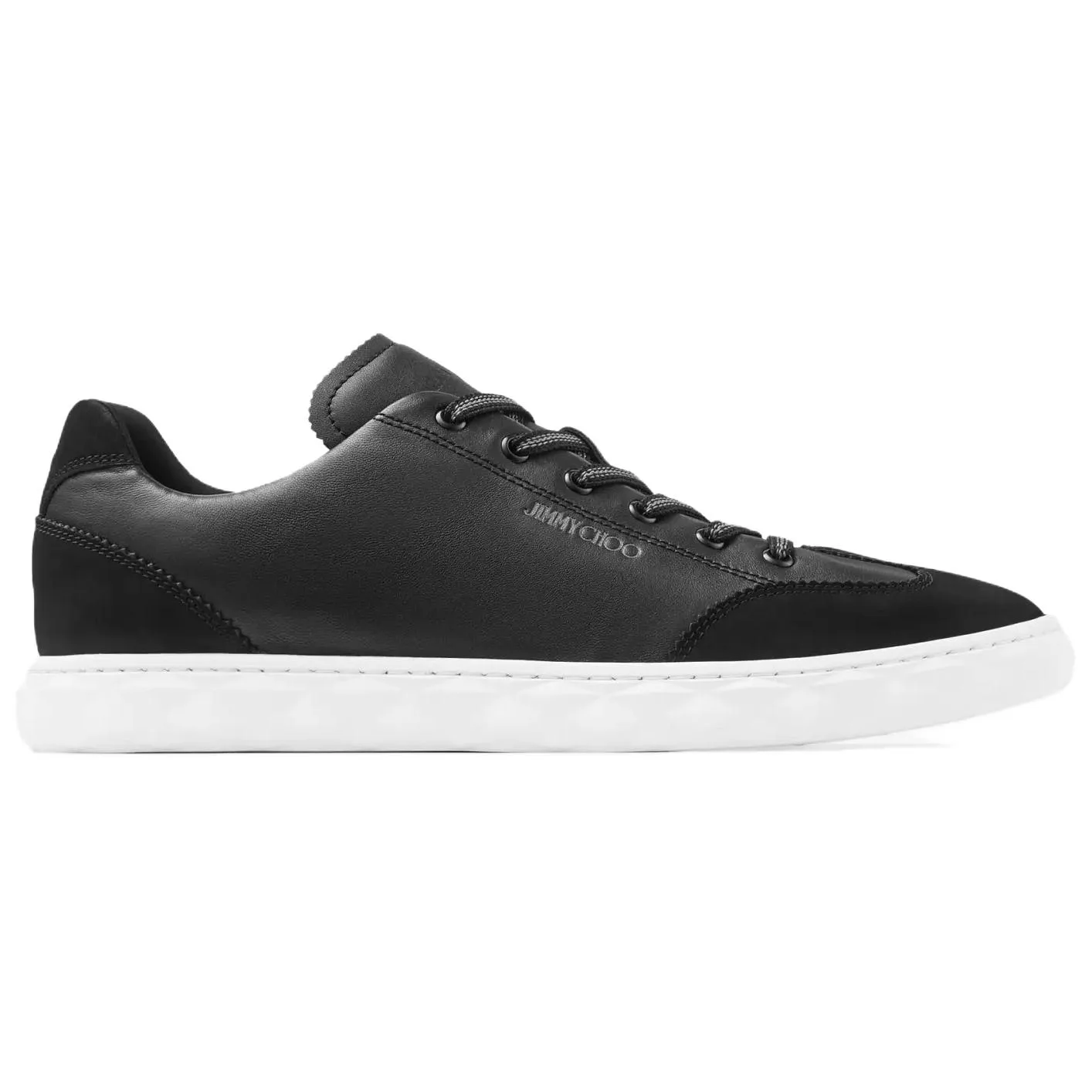 Jimmy Choo Кроссовки Diamond Light Flex/M Diamond Light Flex/M Leather Low top мужские черные — фото 3