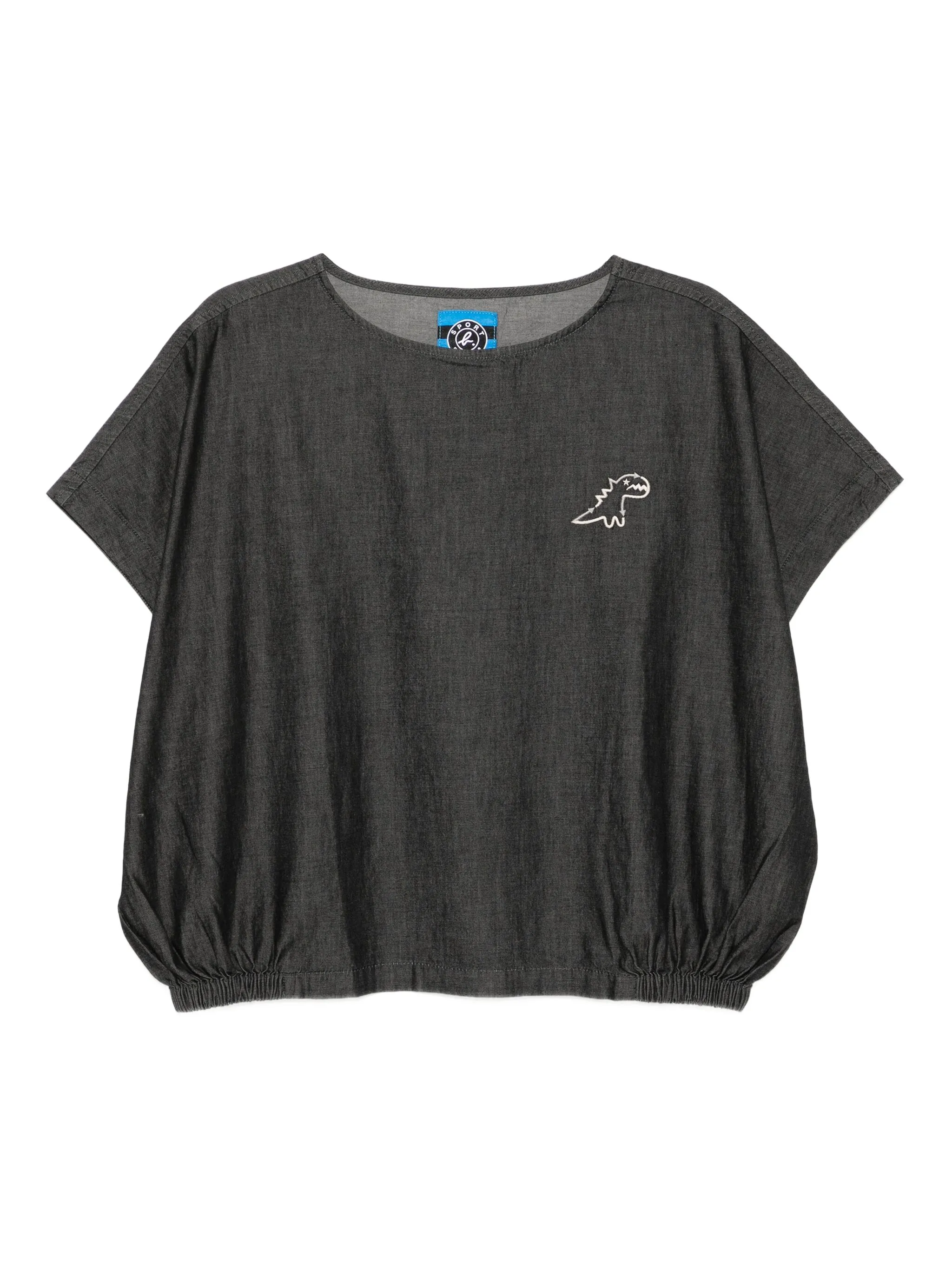 

Топ с вышитым логотипом Sport B. By Agnès B., черный