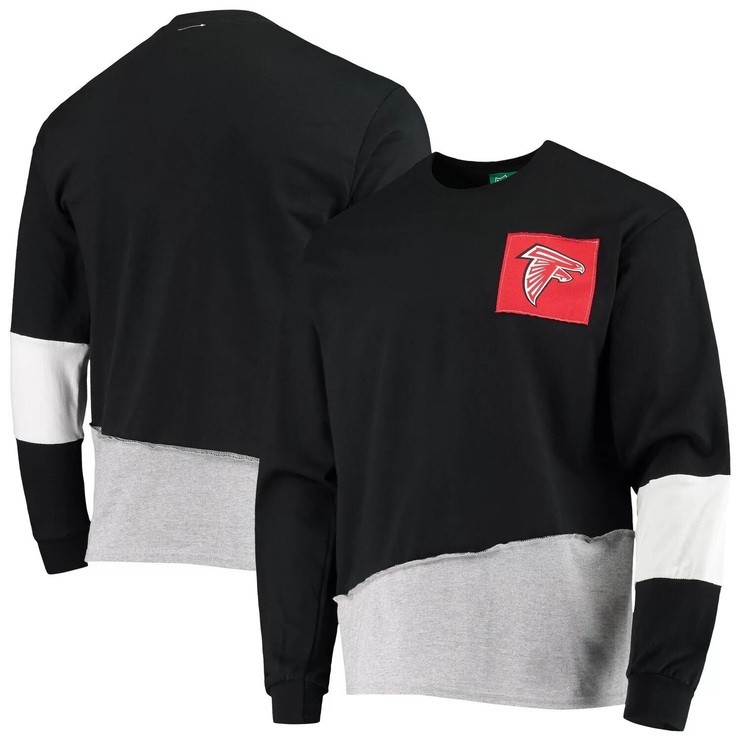 

Черная мужская футболка Refried Apparel Atlanta Falcons Angle с длинным рукавом, Черный, Черная мужская футболка Refried Apparel Atlanta Falcons Angle с длинным рукавом
