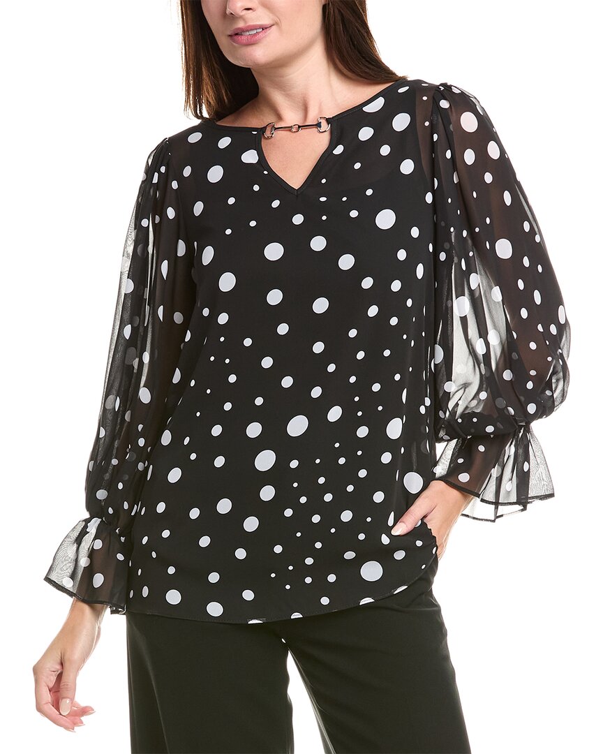 

Джозеф Рибкофф Блузка с замочком-ключницей Joseph Ribkoff, черный