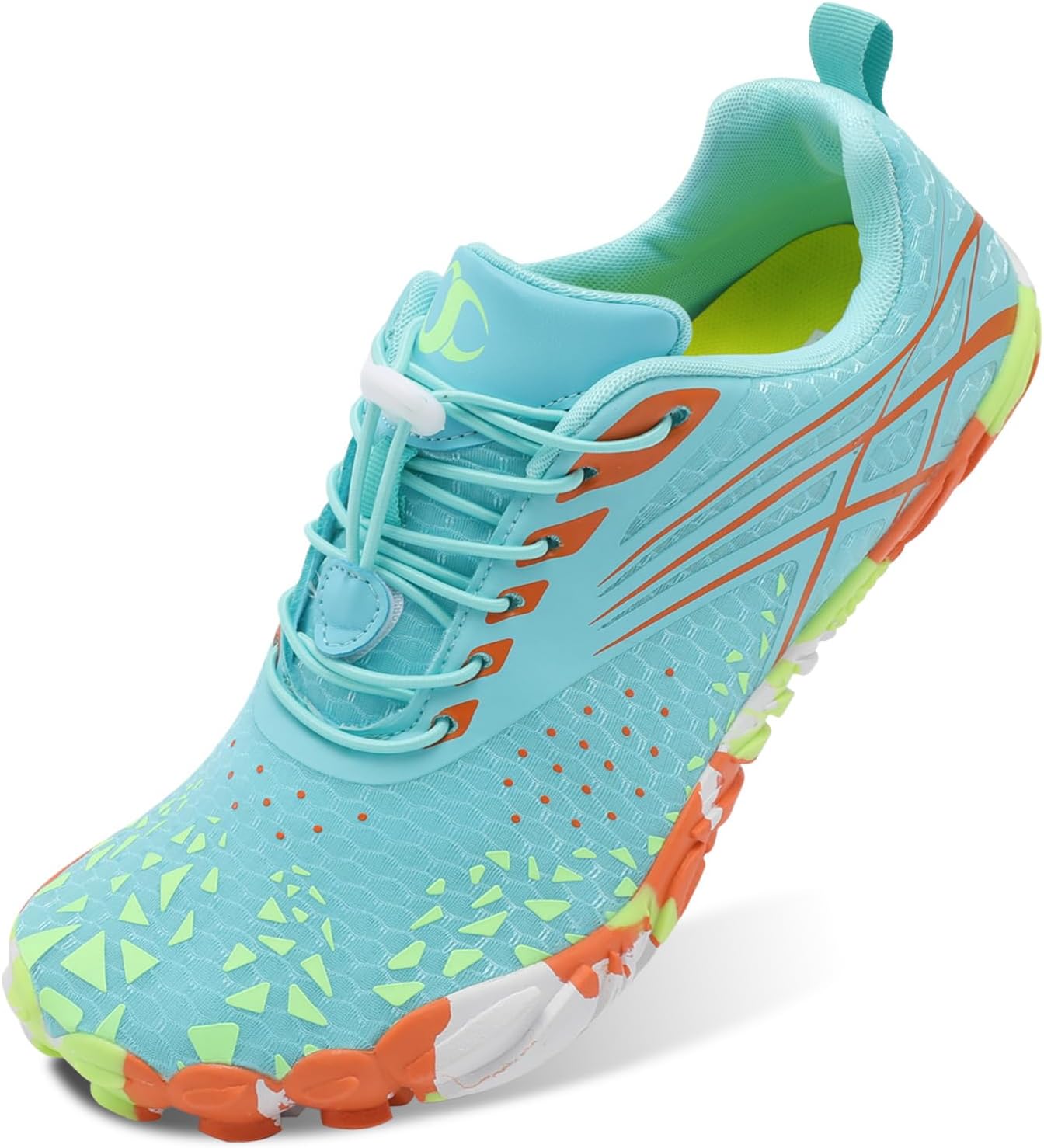 

Унисекс кроссовки для мужчин и женщин Scurtain для активного отдыха, походов и воды, быстро сохнущие, босоножки, акваобувь, плавательные тапочки, пляжные тапочки с дренажем, синий/зеленый