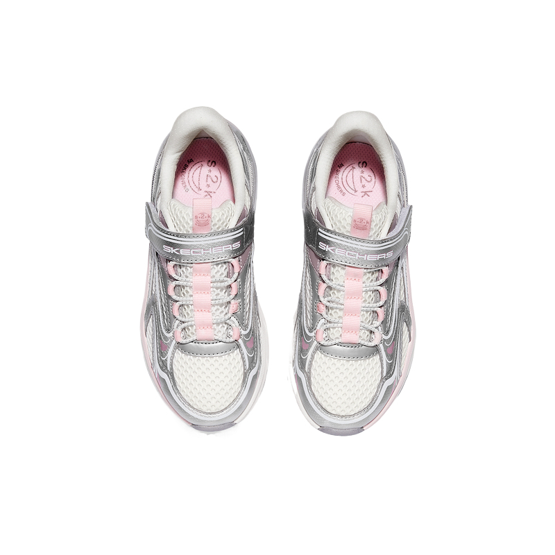 Skechers Kids Износостойкие низкие детские повседневные кроссовки Ivory — фото 3