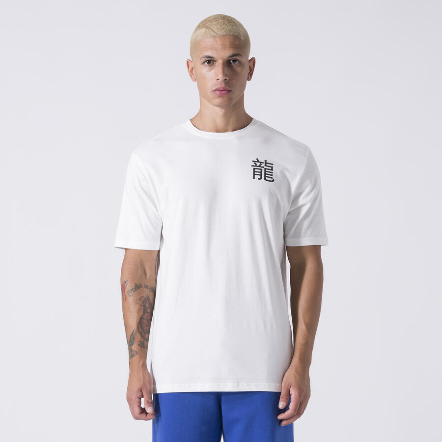 

EVERLAST ЭКСКЛЮЗИВНАЯ ФУТБОЛКА С ГРАФИЕЙ ДРАКОНА ИЗ БЕЛОГО ХЛОПКА