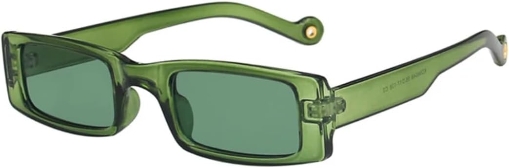 

Солнцезащитные очки с защитой UV400 | Маленькая оправа, линзы конфетного цвета | Для женщин и мужчин, для занятий спортом на открытом воздухе и вождения DSVIGF, Green Green