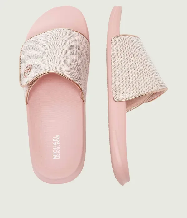 Тапочки Джетт Дарби Michael Kors Kids, розовый — фото 3