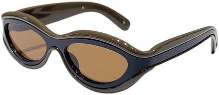 

Овальные солнцезащитные очки для женщин и мужчин, леопардовый принт, черная оправа, линзы из поликарбоната, винтажный повседневный стиль, защита от солнца UV400 MTZJH, C1