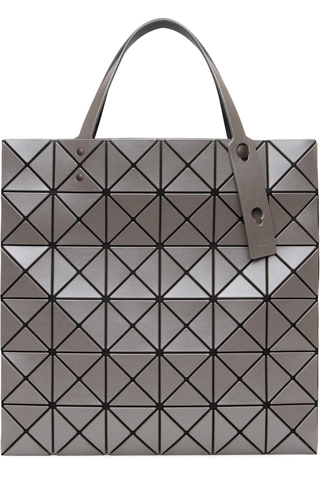 

Bao Bao Issey Miyake Коричневая полупрозрачная металлическая сумка-тоут