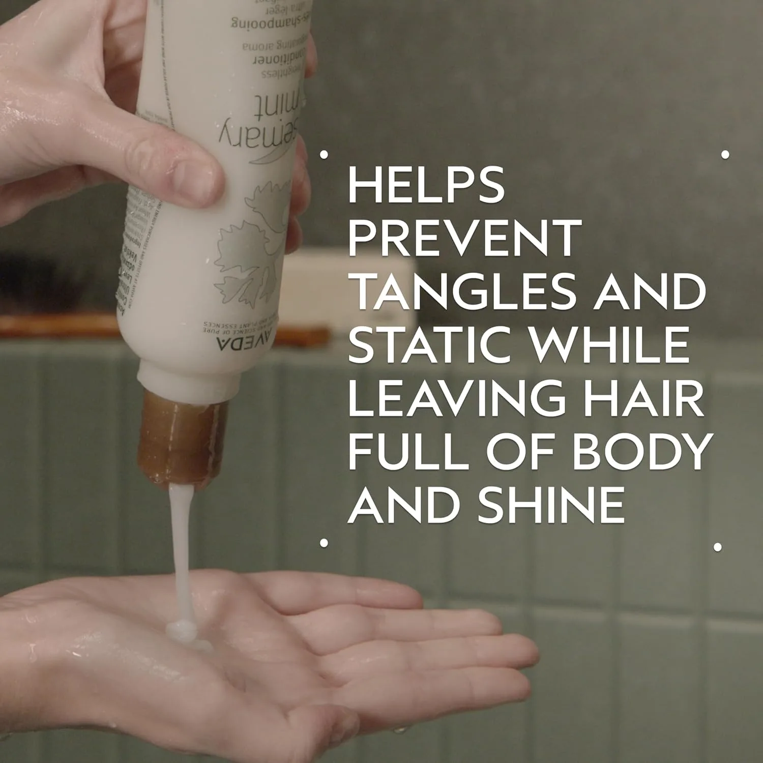 Кондиционер Aveda Rosemary Mint Weightless для нормальных и жирных волос, тонких и средних, 97% натуральных ингредиентов — фото 3