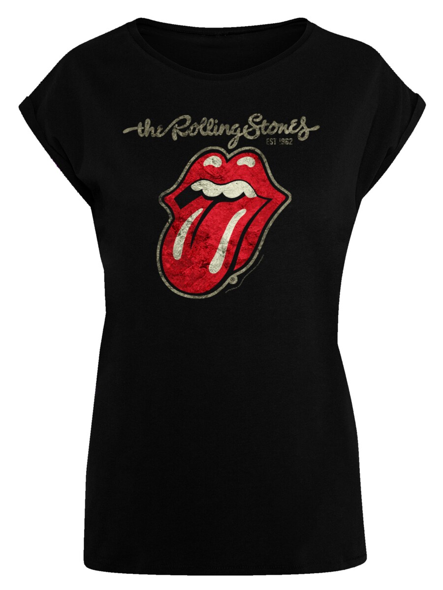 

Рубашка F4NT4STIC The Rolling Stones Plastered Tongue Washed, черный