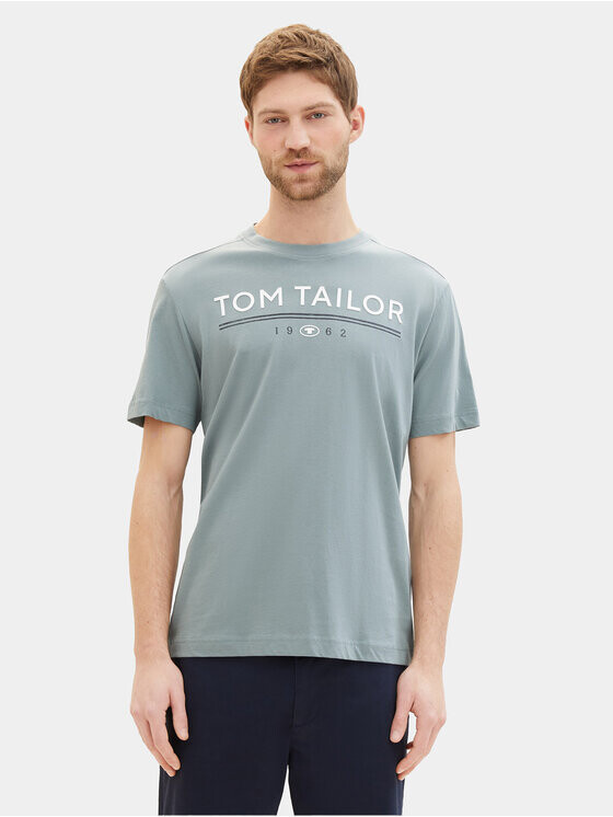 

Футболка стандартного кроя Tom Tailor, серый