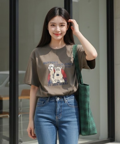 

LAC-VERT Футболка с принтом, Lac Vert