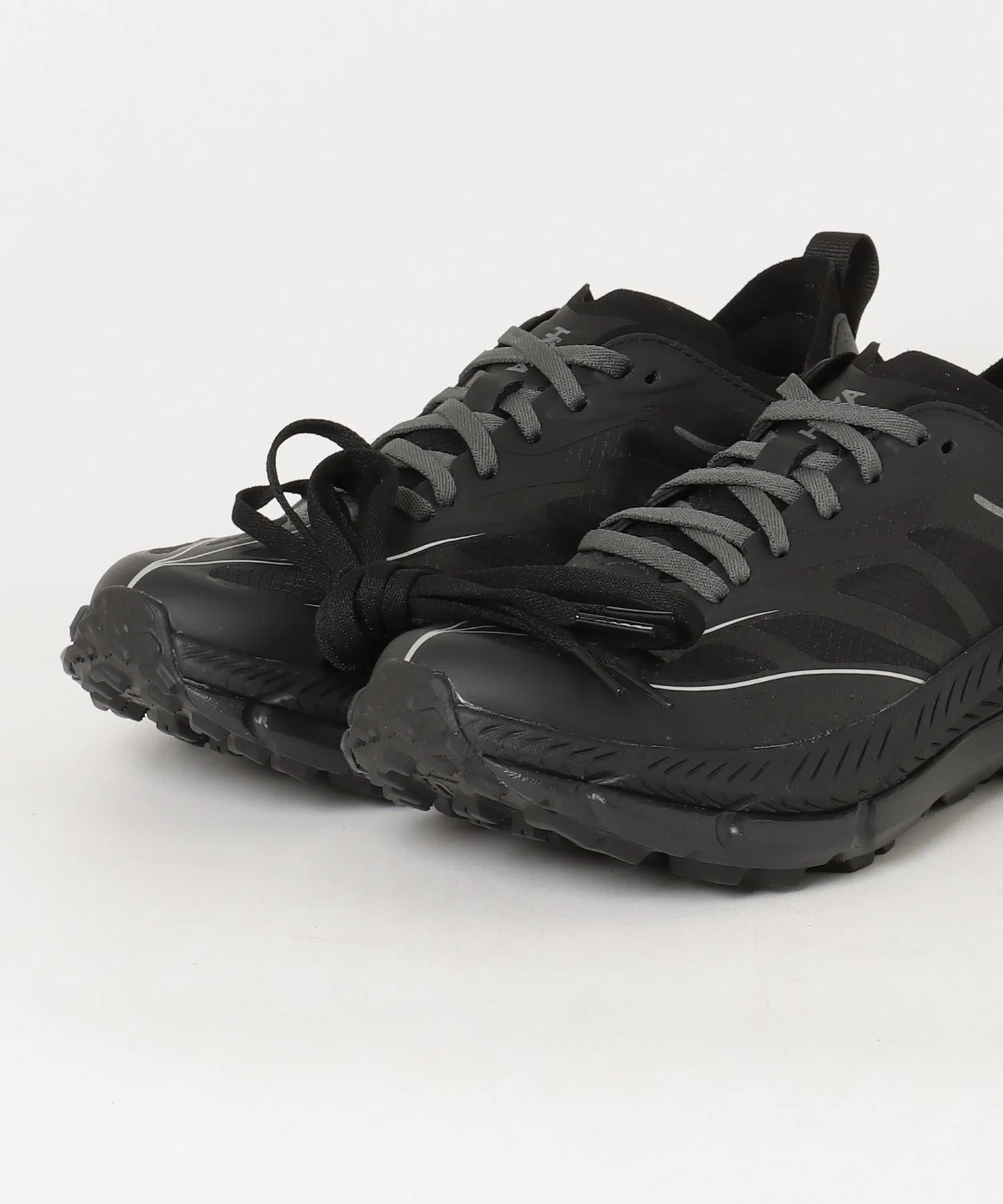Мужские кроссовки HOKA MAFATE SPEED 4 чёрные — фото 4