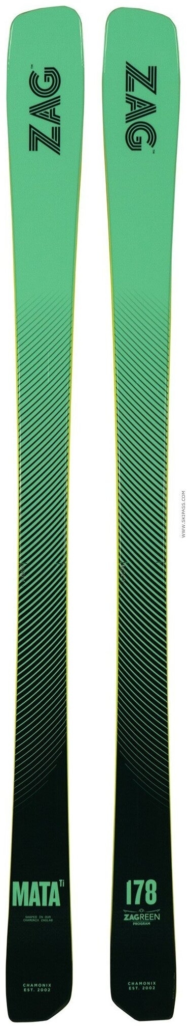 

Новые лыжи ZAG Mata Ti Green 2026, 178 см