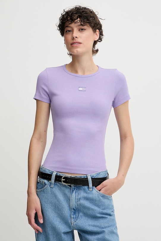 

Футболка Tommy Jeans, фиолетовый