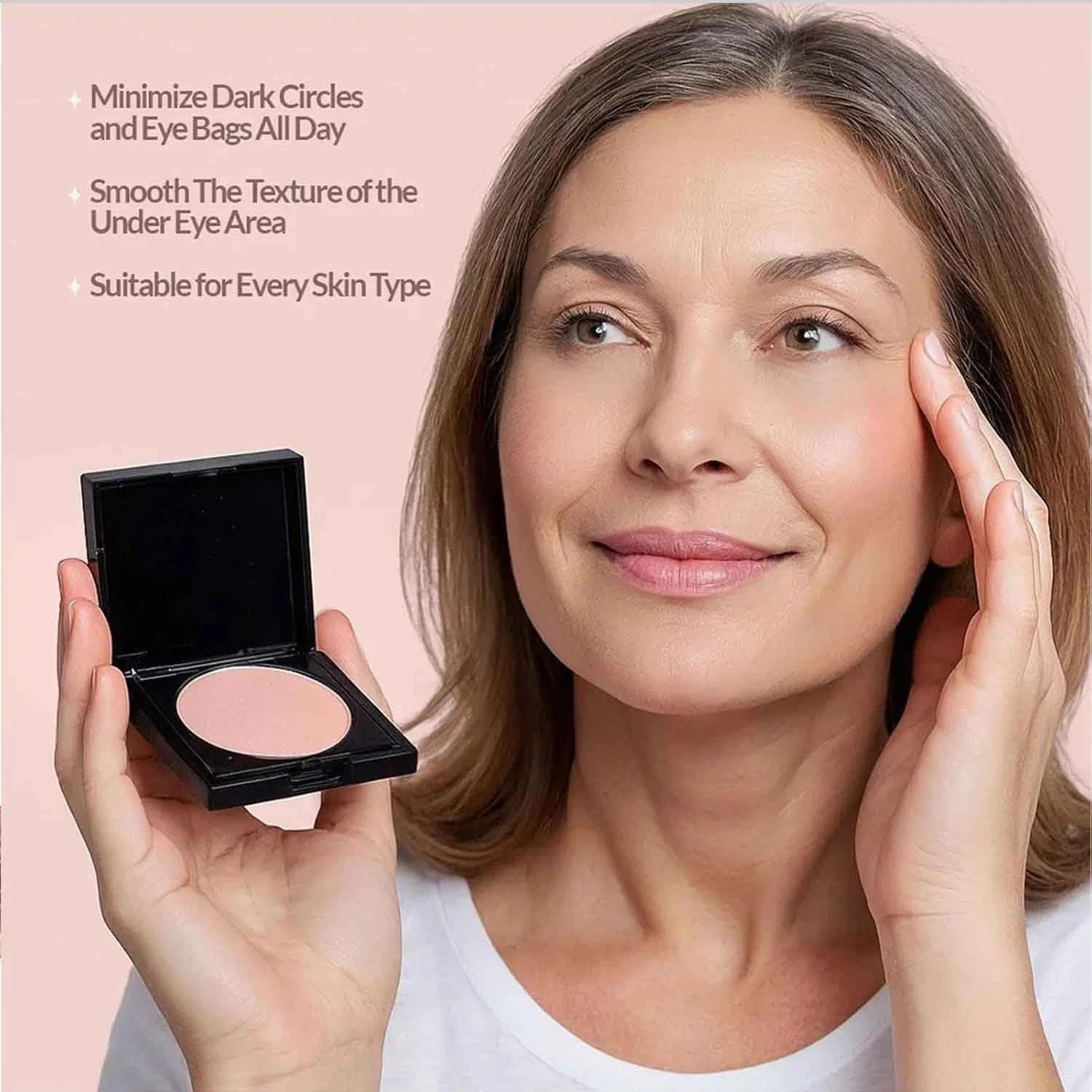 Корректор для лица Eye Brightener, крем, без бренда, 5 г, оттенок 02#-B — фото 3