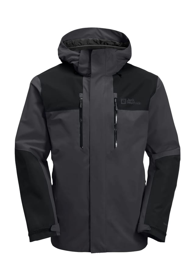 

Куртка-Дождевик "джаспер" водонепроницаемая дышащая Jack Wolfskin, цвет phantom