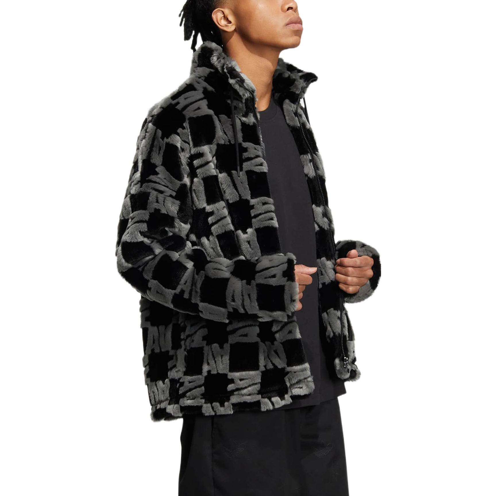 Куртка adidas originals FW22 Logo HR3453, черный — фото 4