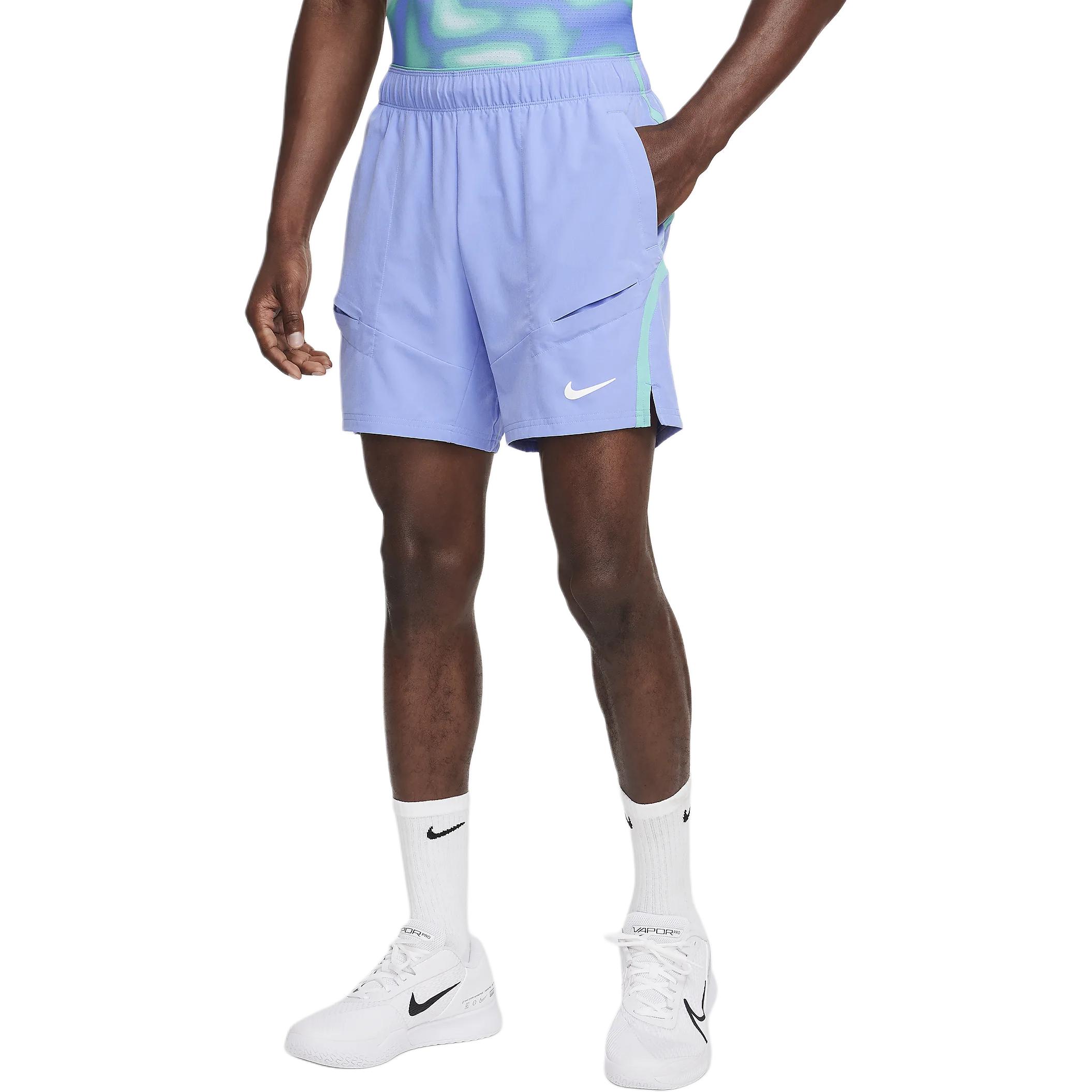 

Мужские теннисные шорты Court Advantage Dri-FIT 7 Nike, Royal Pulse