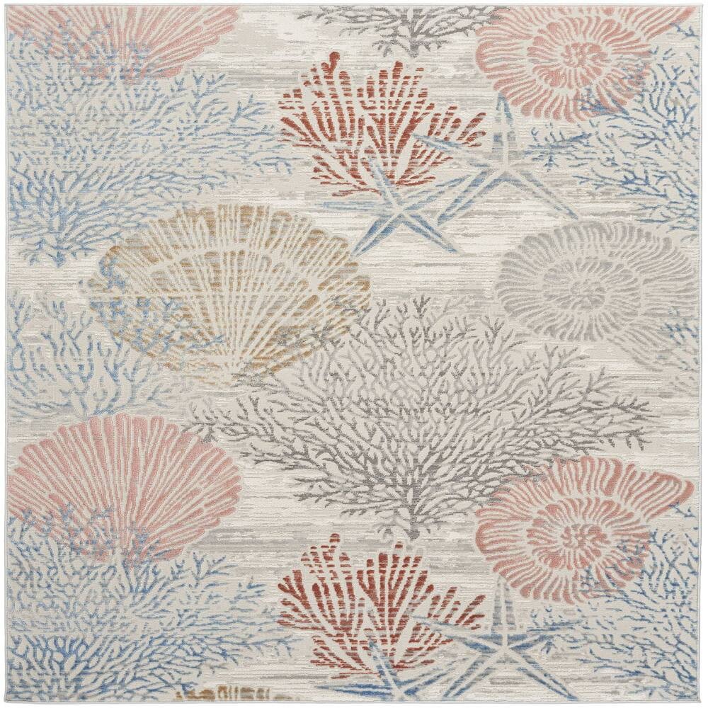 

Nourison Pompeii Морской коврик для дома RugMarketPlace, мультиколор