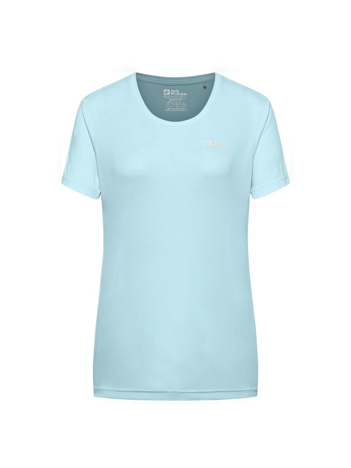 

Футболка светло-голубого цвета Jack Wolfskin