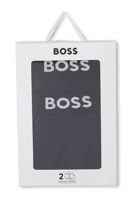 Боксеры детские 2 шт BOSS, синий — фото 3