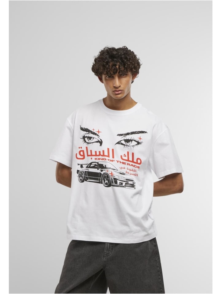

Футболка King Of The Race Oversize Tee белого цвета Mister Tee, Белый, Футболка King Of The Race Oversize Tee белого цвета Mister Tee