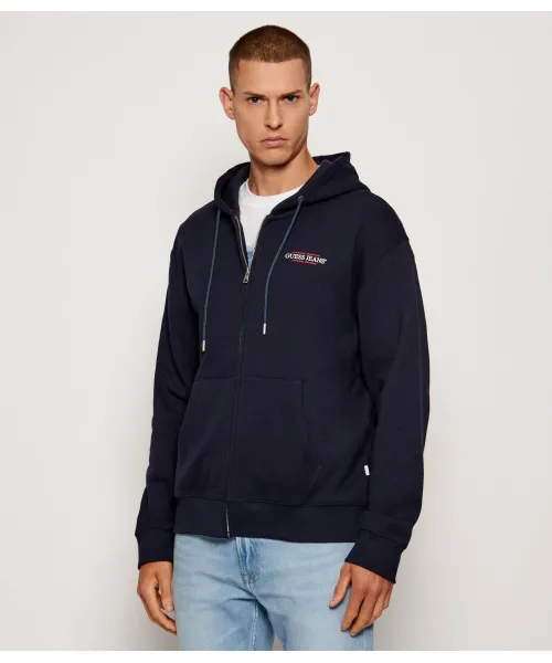 

Толстовка в стиле американской традиции Regular fit Guess Jeans, синий