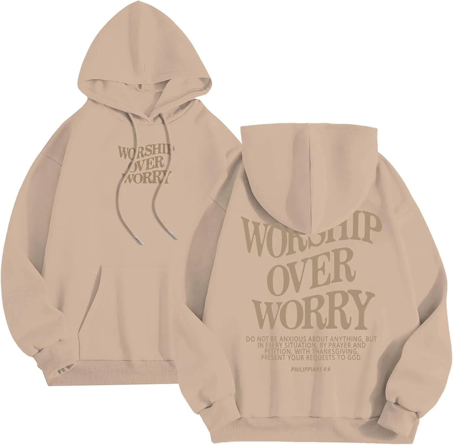 

Толстовка с капюшоном fleece oversize с принтом