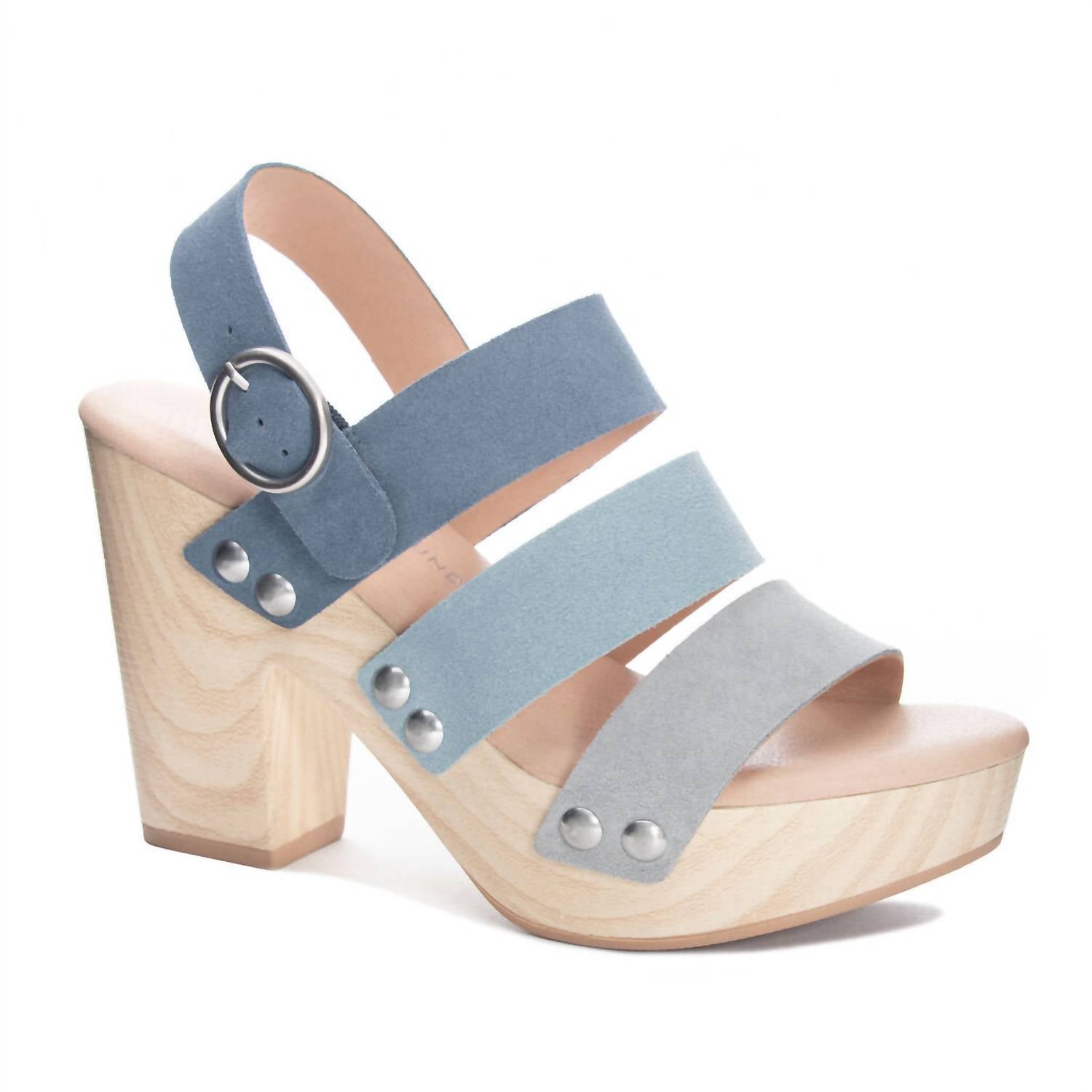 Босоножки Cher Fenny Platform Sandal In Blue Multi CHINESE LAUNDRY