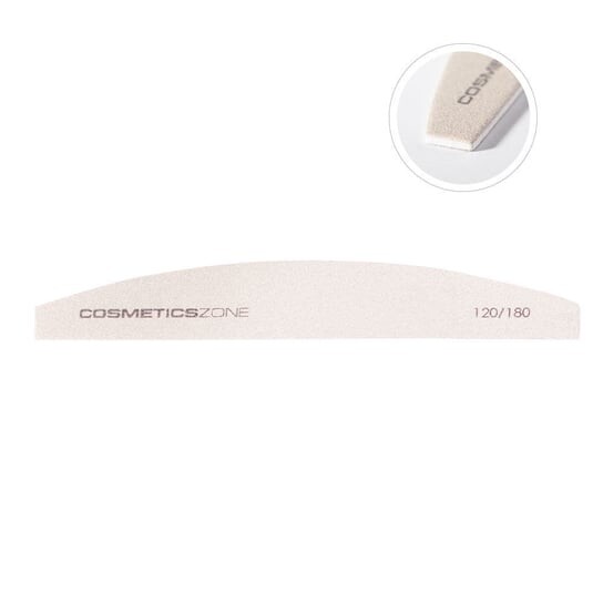 

Гибридная пилочка для ногтей тонкая лодочка - slim 120/180 Cosmetics Zone