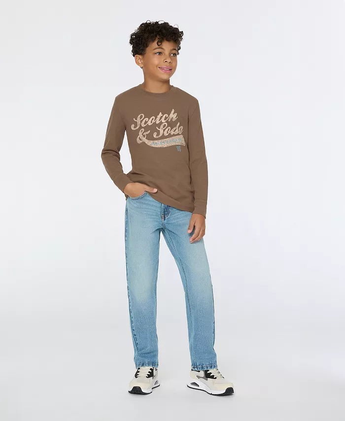 Футболка с длинным рукавом и принтом для мальчиков-подростков SCOTCH & SODA — фото 2