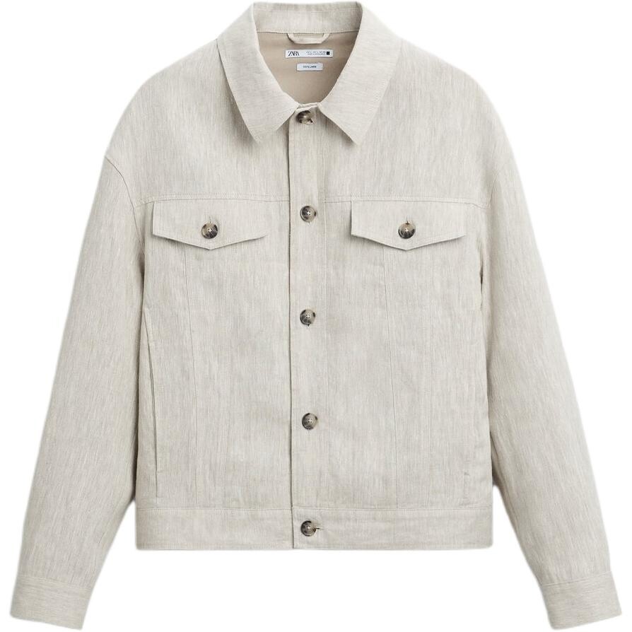 

Куртка мужская бежевая Zara, бежевый