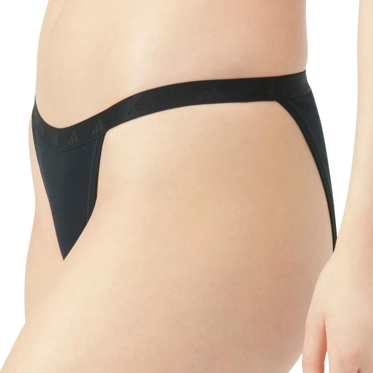 Женские трусы-слипы с логотипом Active Essential Bikini Slip 3P Adidas, Schwarz — фото 4