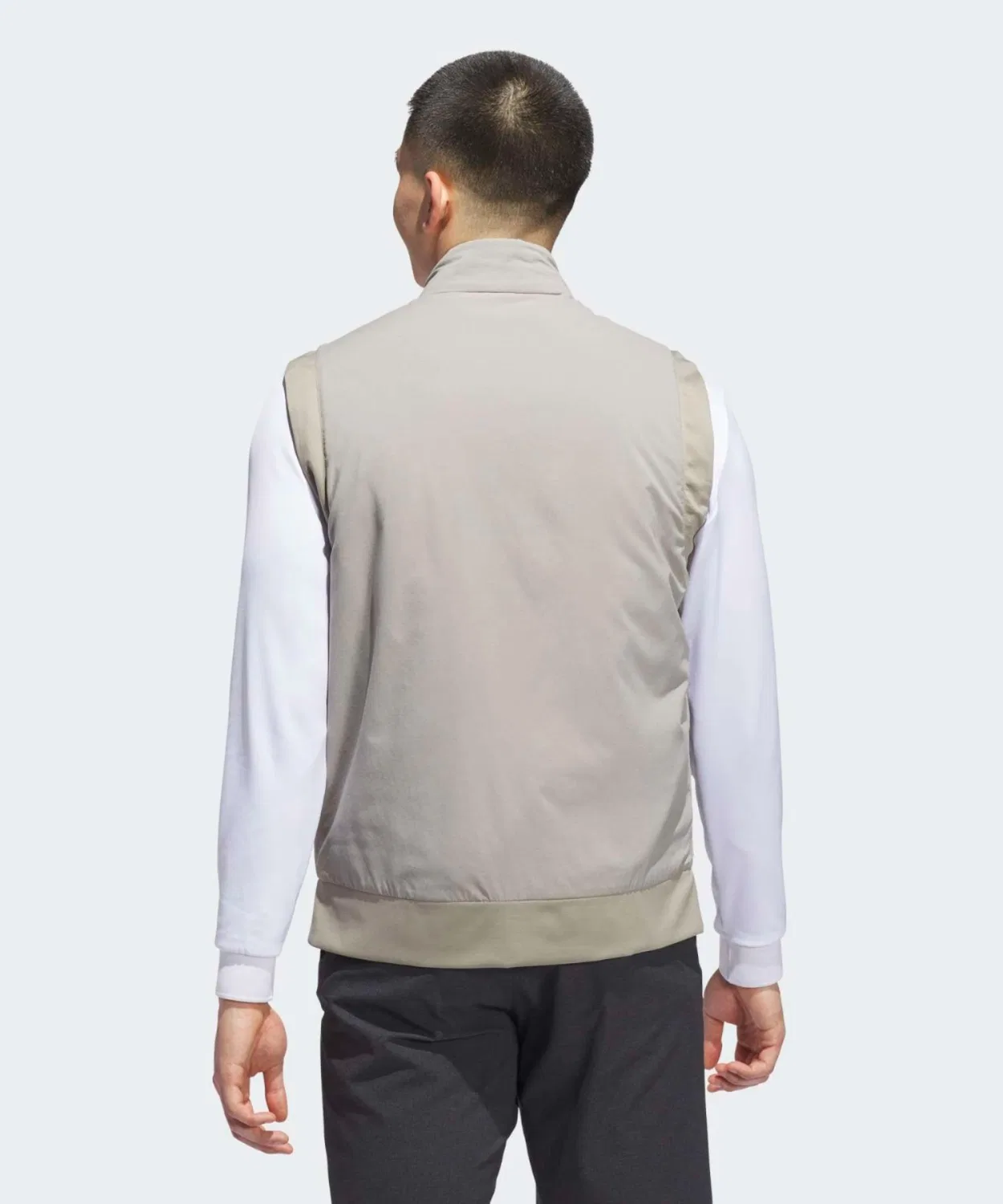 Мужской утепленный жилет Ultimate 365 Tour Frost Guard Full Zip Adidas, Бежевый — фото 2