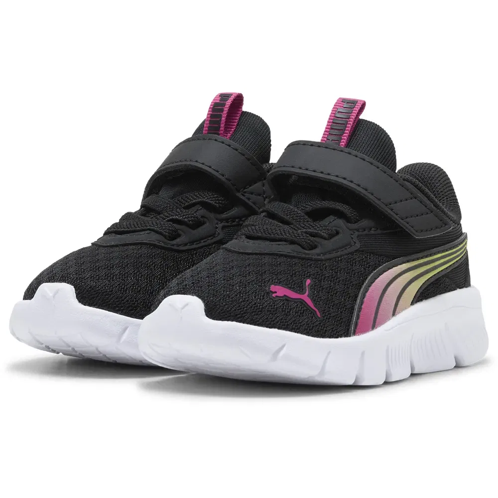 Детские кроссовки для девочек с градиентным принтом FlexFocus Modern Blaze Fade Puma, Black — фото 2