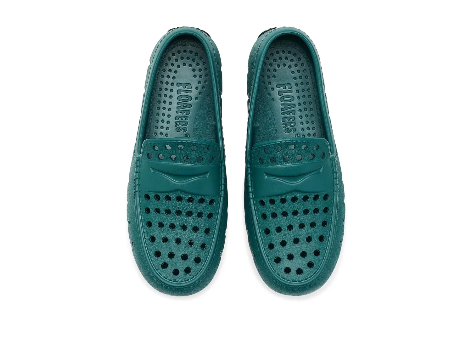 Лоферы Prodigy Classic (для больших детей) Floafers Kids, Teal/Black — фото 3