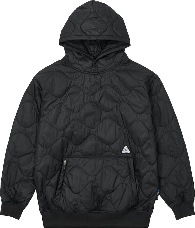 

Толстовка Palace Pertex Quilter Hood 'Black', черный