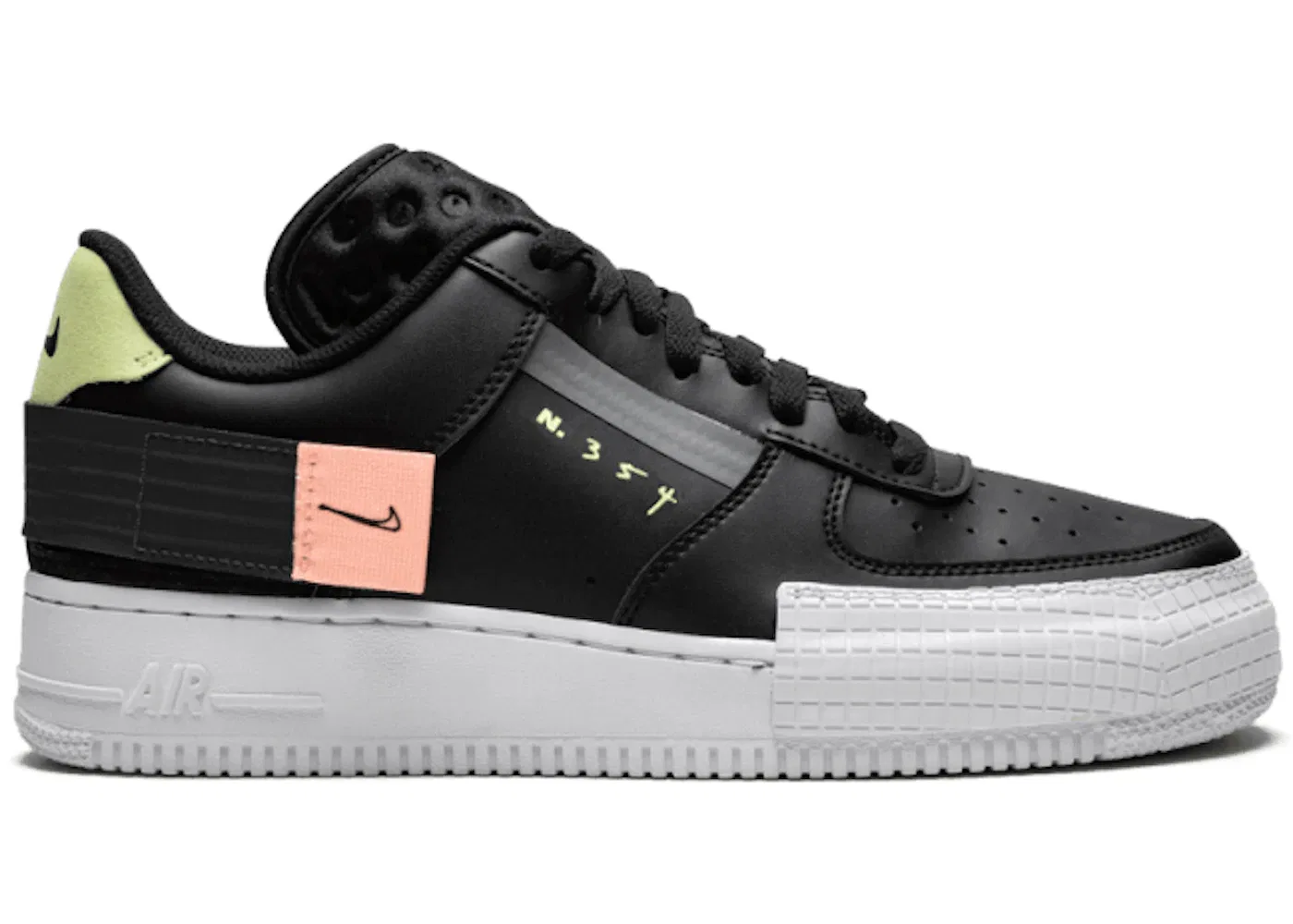Детские кроссовки lifestyle Nike Air Force 1 Low Type Black, Black/Anthracite/Zinnia