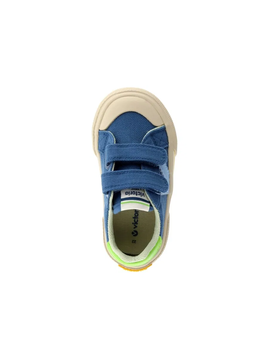 Кроссовки Victoria 'Klettverschluss-Sneaker fur Kinder' синего цвета — фото 4