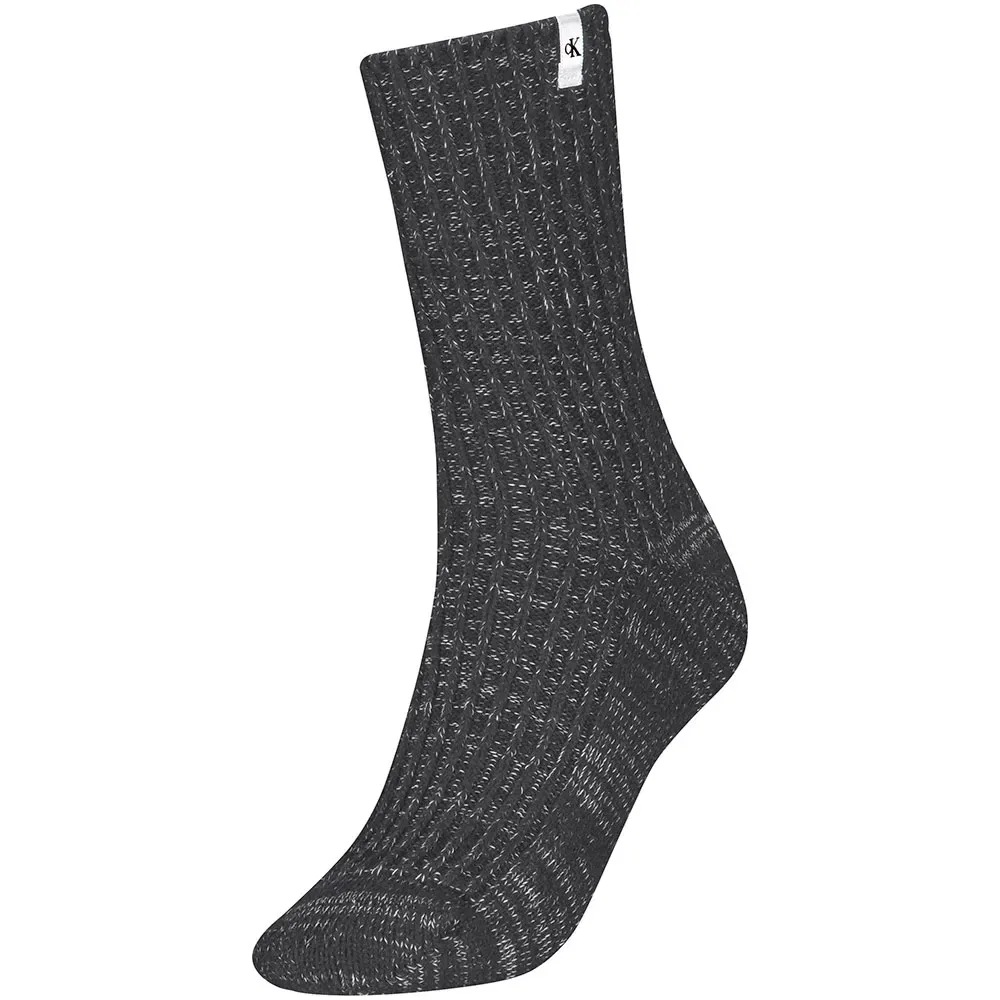 Женские носки с укрепленной пяткой и мыском Calvin klein, Black