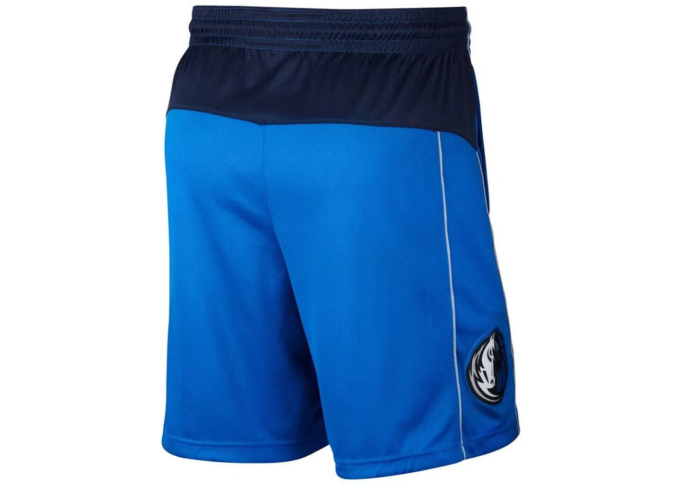 Мужские шорты Dri-FIT с принтом Nike NBA Dallas Mavericks Icon Edition Swingman, Blue/White/Dark Blue — фото 2