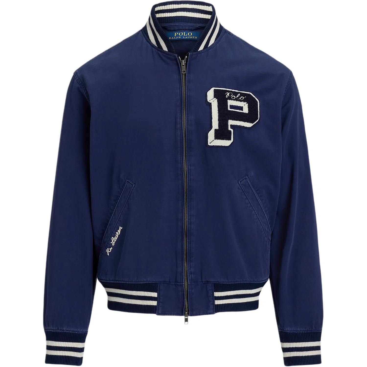 Мужская бейсбольная куртка с эмблемой Polo Ralph Lauren, Marine Blue