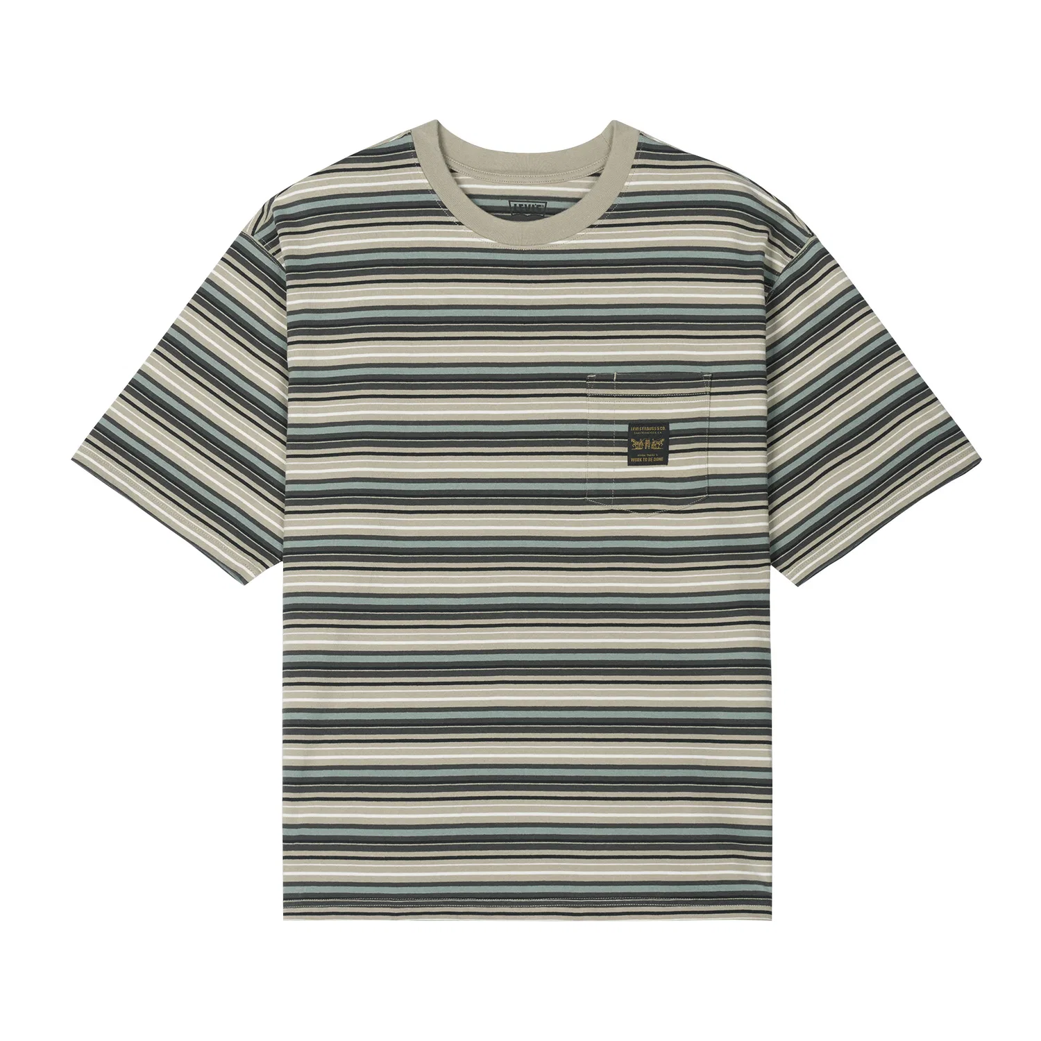Футболка детская Khaki с круглым вырезом Levis